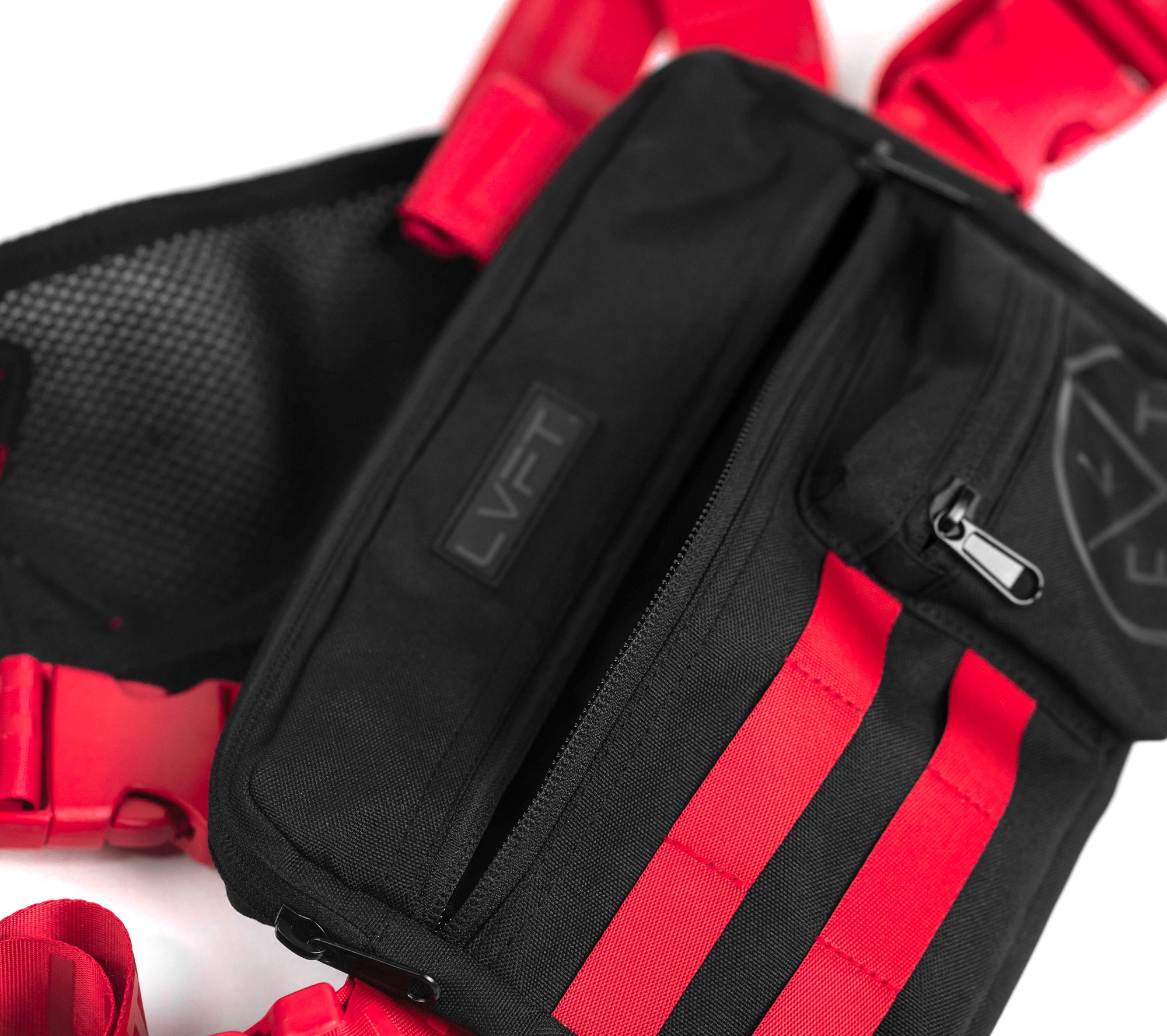 Chest Rig - Black / Black - Live Fit. Apparel