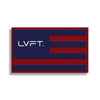 LVFT Flag PVC Patch - 2" x 3" Navy/Red
