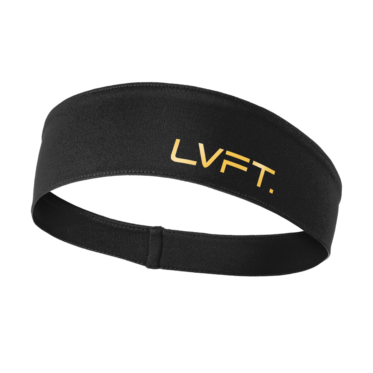 Contender Headband - Black Gold Foil