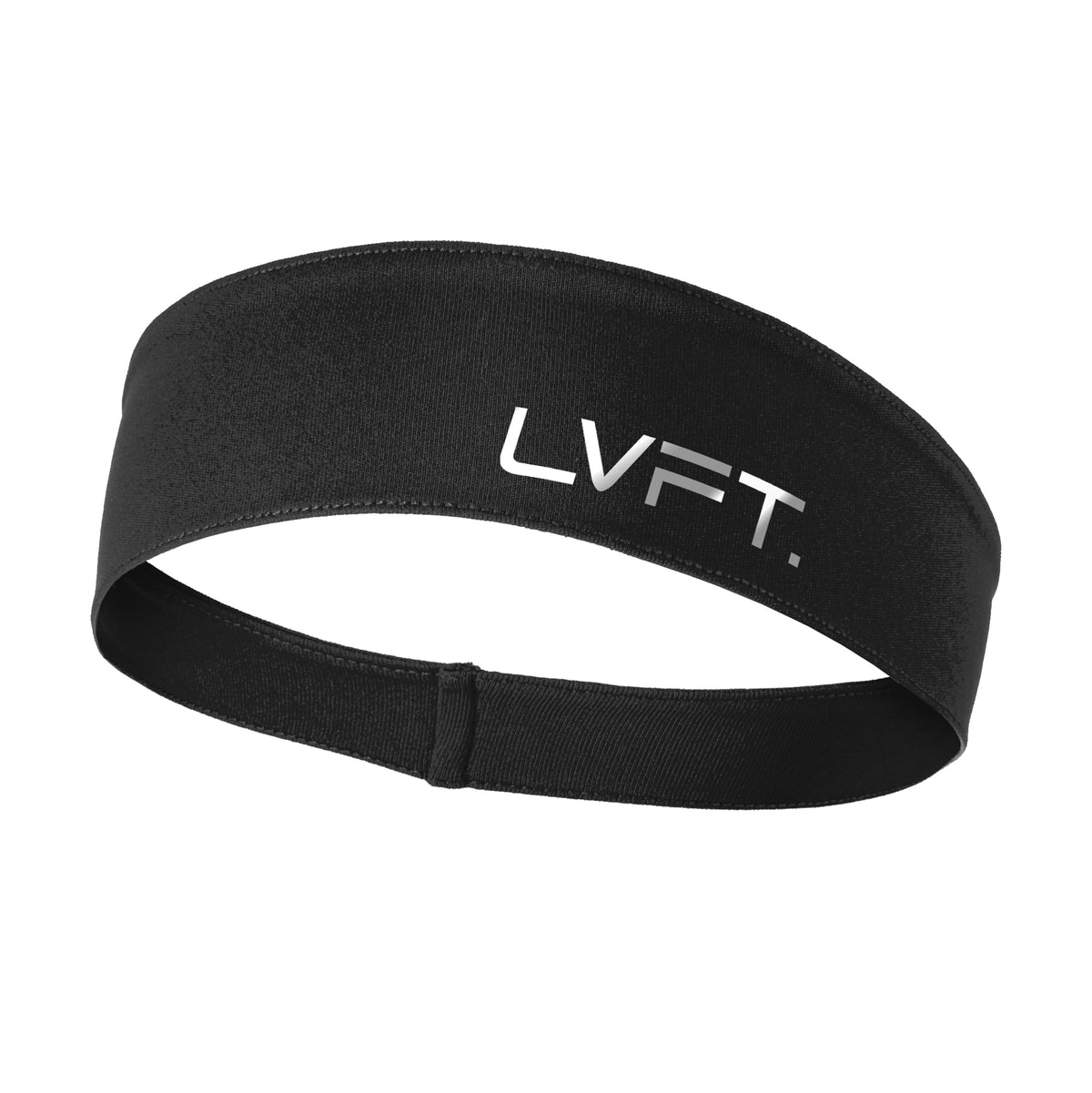 Contender Headband - Black Silver Foil