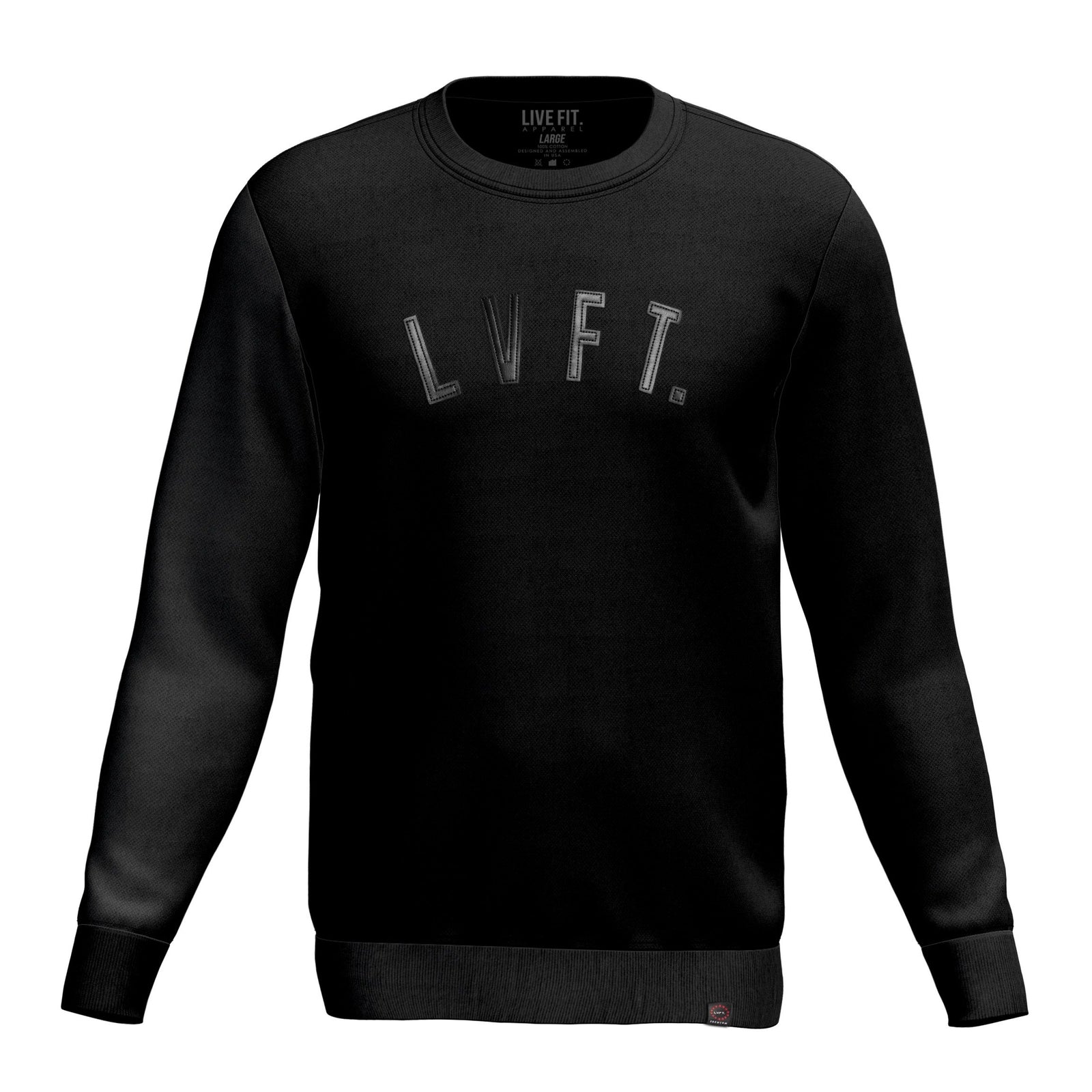 Leather Cut Out Crewneck