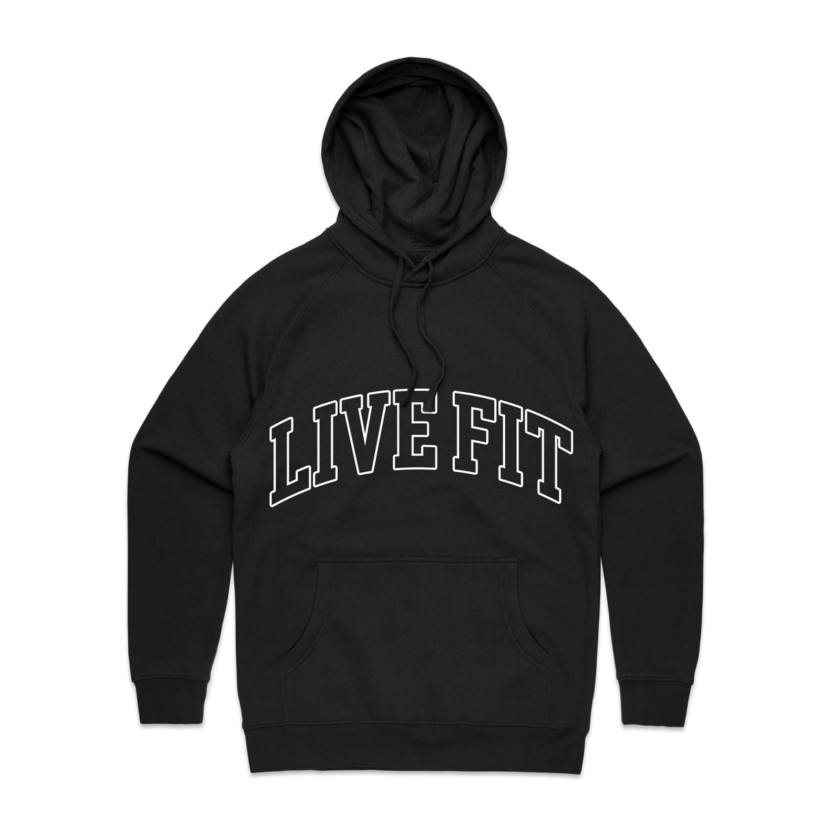 Letterman Hoodie - Black