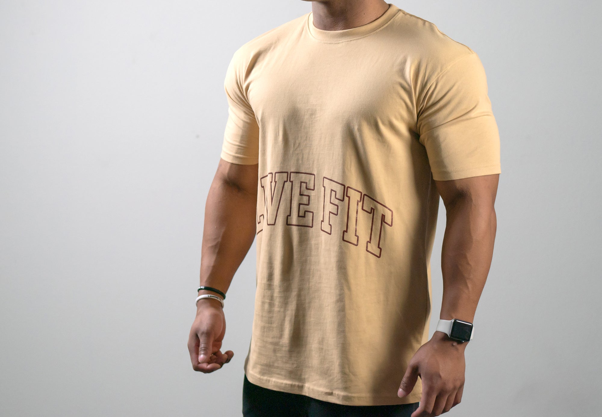 Letterman Heavy Tee -  Khaki