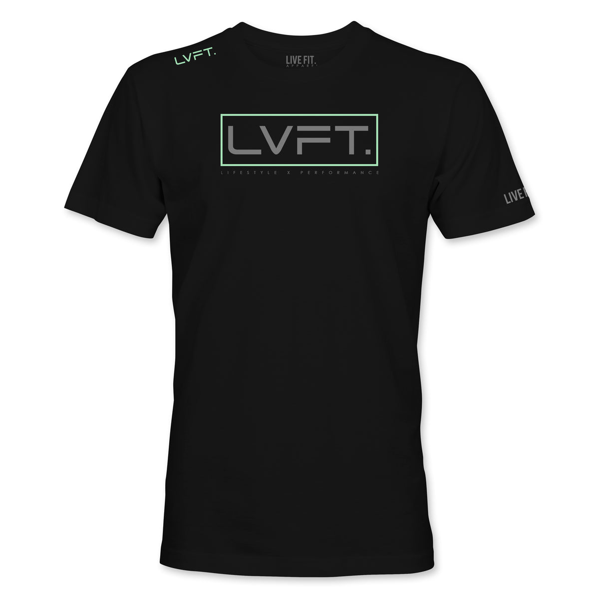 LVFT. Lifestyle Tee - Black/Mint