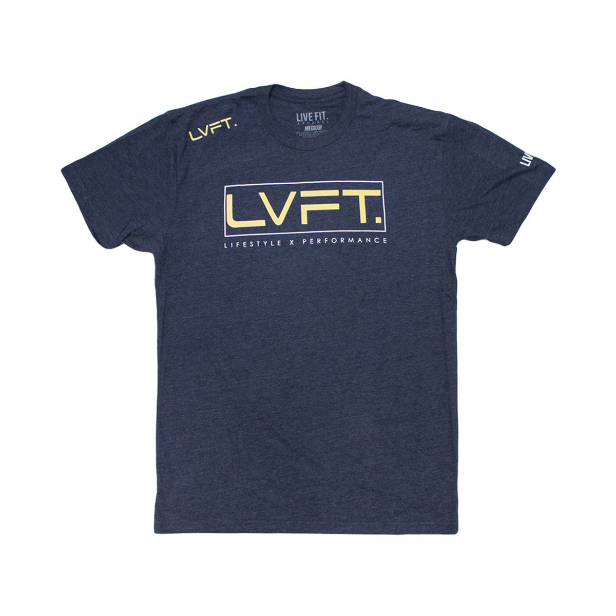 LVFT. Lifestyle Tee- Navy Heather