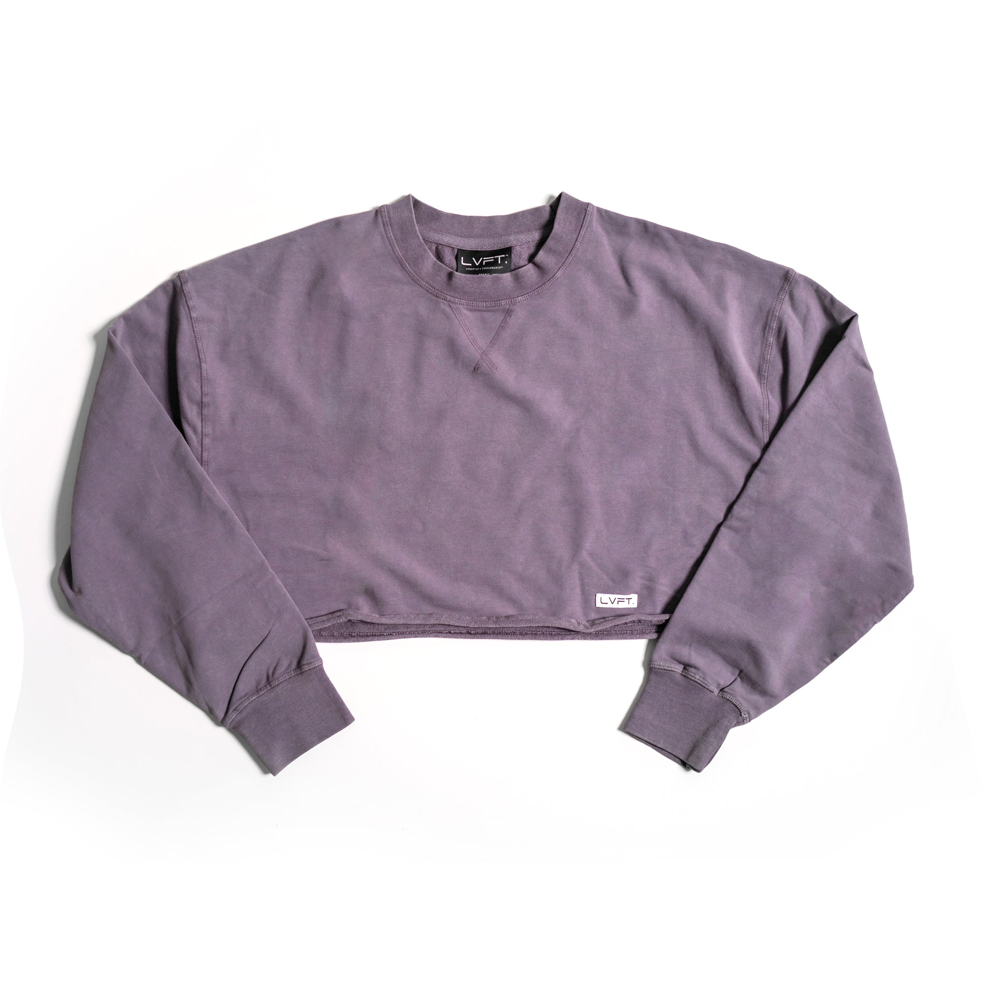 LxP Crop Crewneck - Zinc