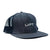 Denim Trucker Snapback - Navy