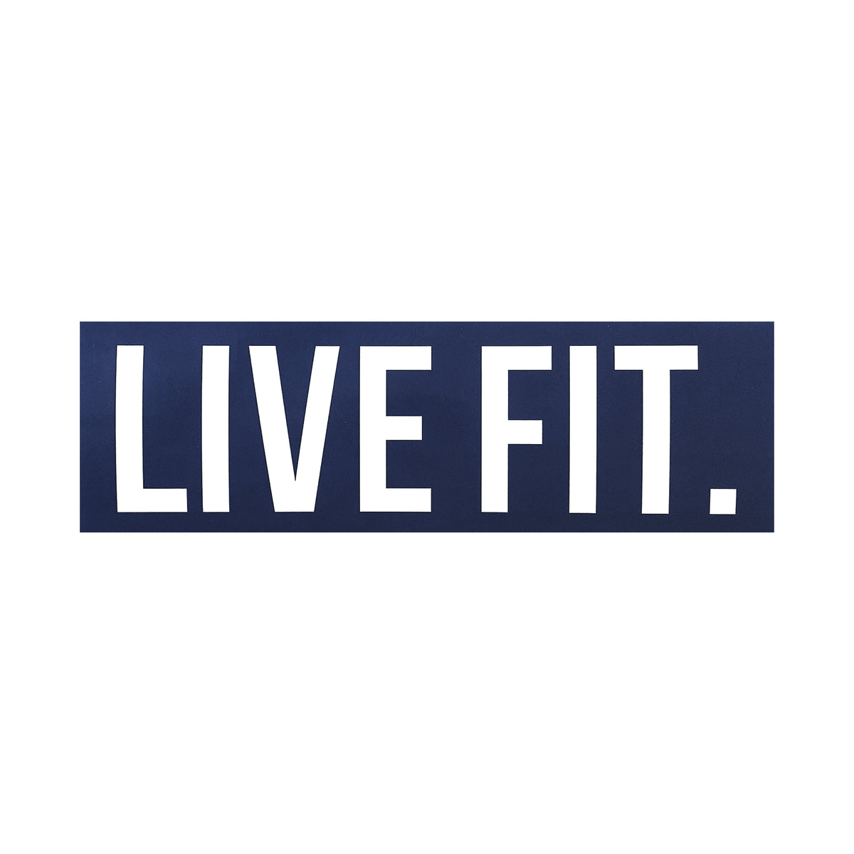 Live Fit Apparel Live Fit. 8&quot;  Sticker - Navy - LVFT 