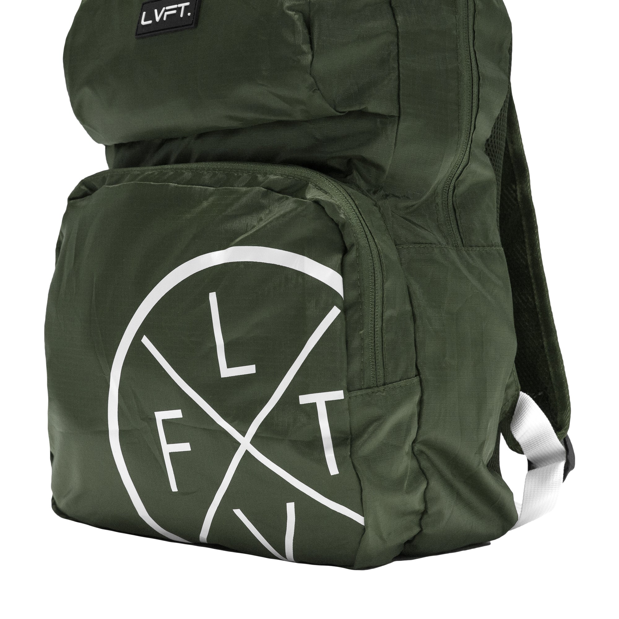 Live Fit Apparel LVFT. Packable Backpack - Olive - LVFT 