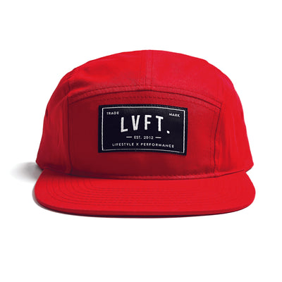 Outpost 5 Panel Camper Cap - Red
