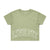 Letterman Crop Tee - Pistachio