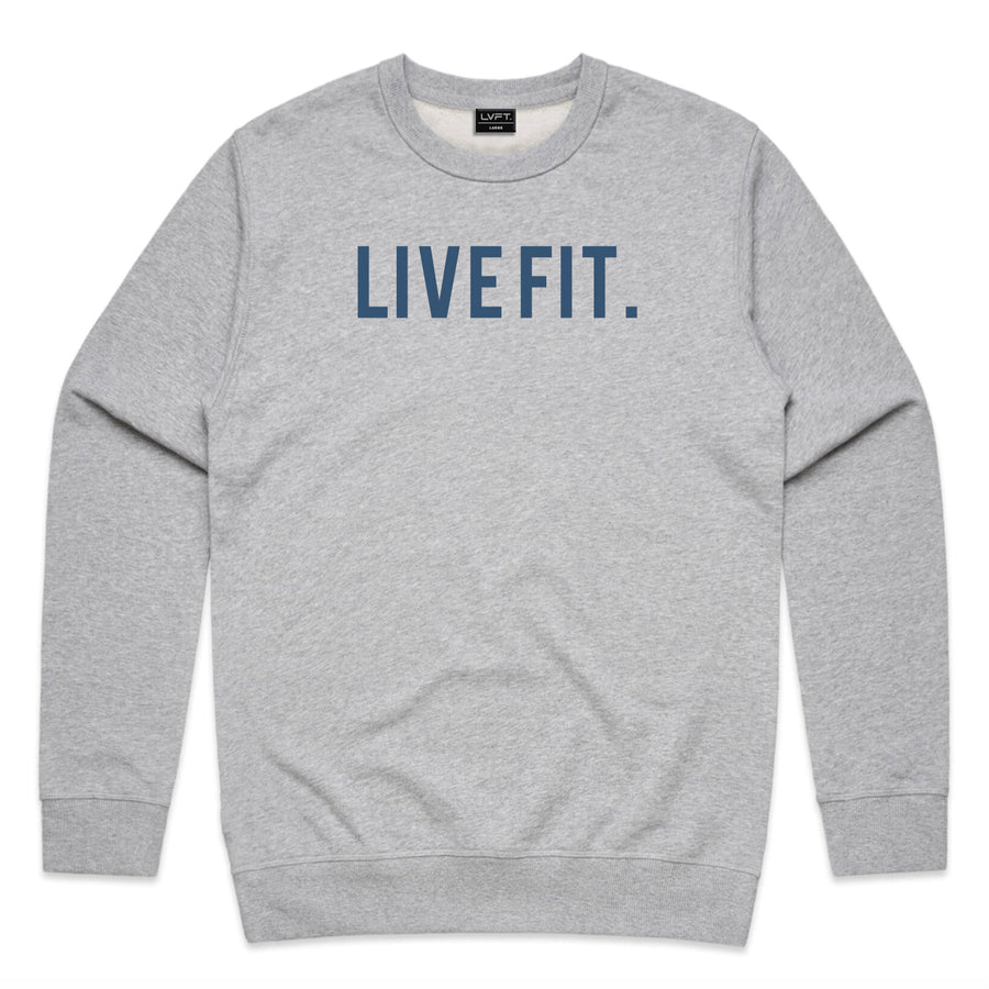 Premium Live Fit Crewneck - Athletic Heather