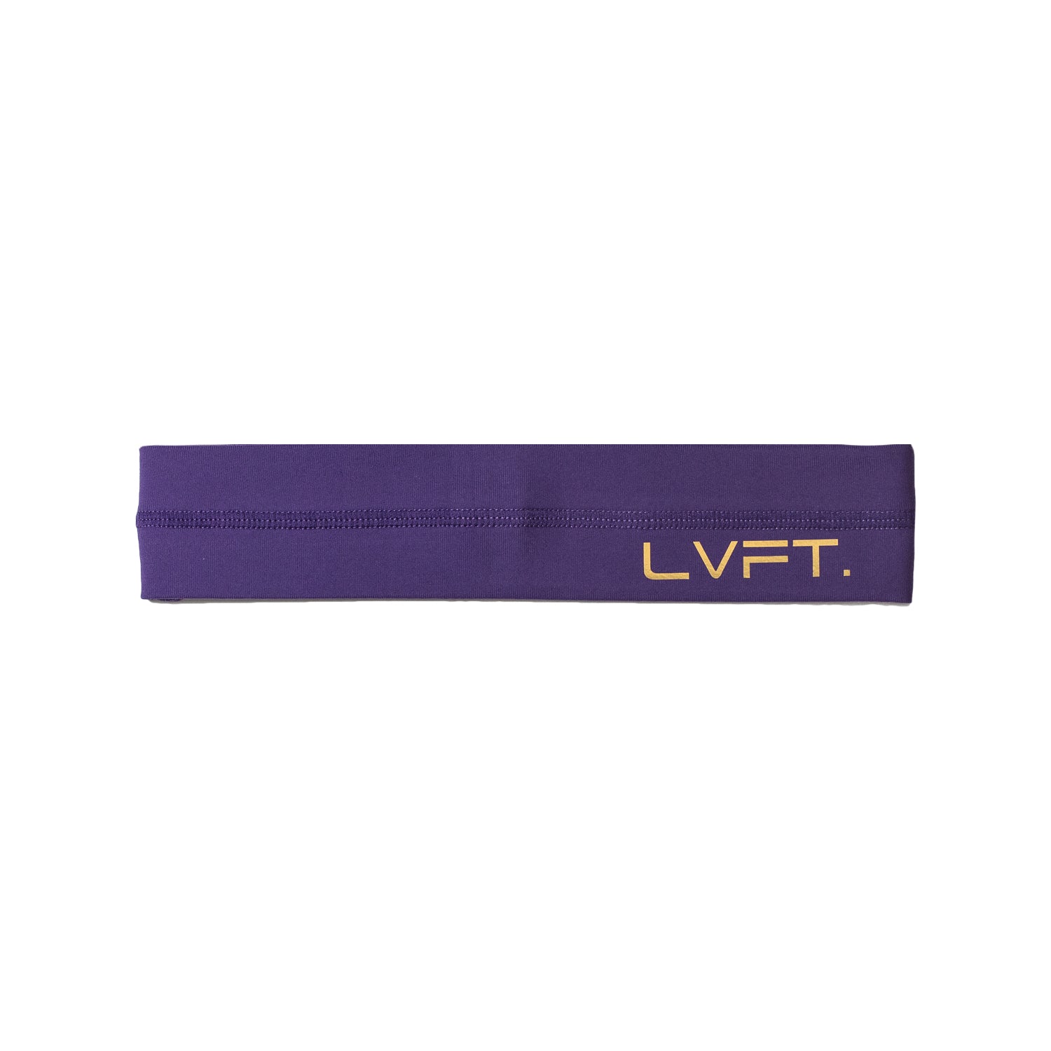 Live Fit Apparel Gold Edition Headband - Purple - LVFT 