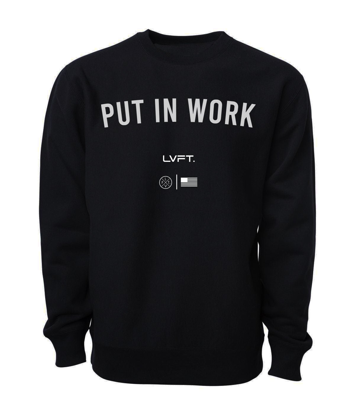 Put in work Crewneck - Black