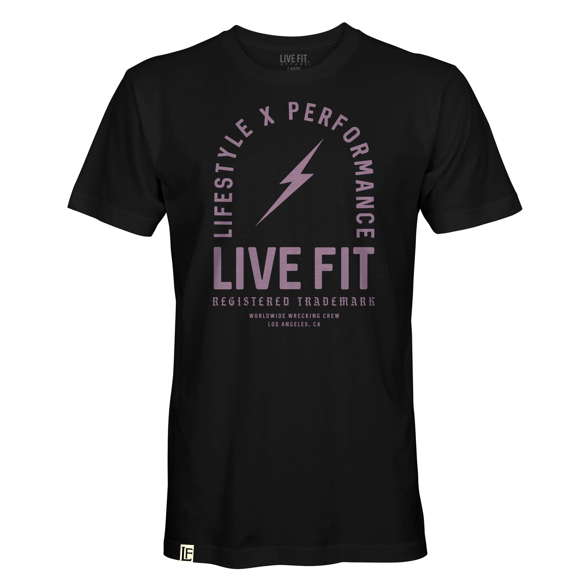 Register Trademark Tee -Black / Pink