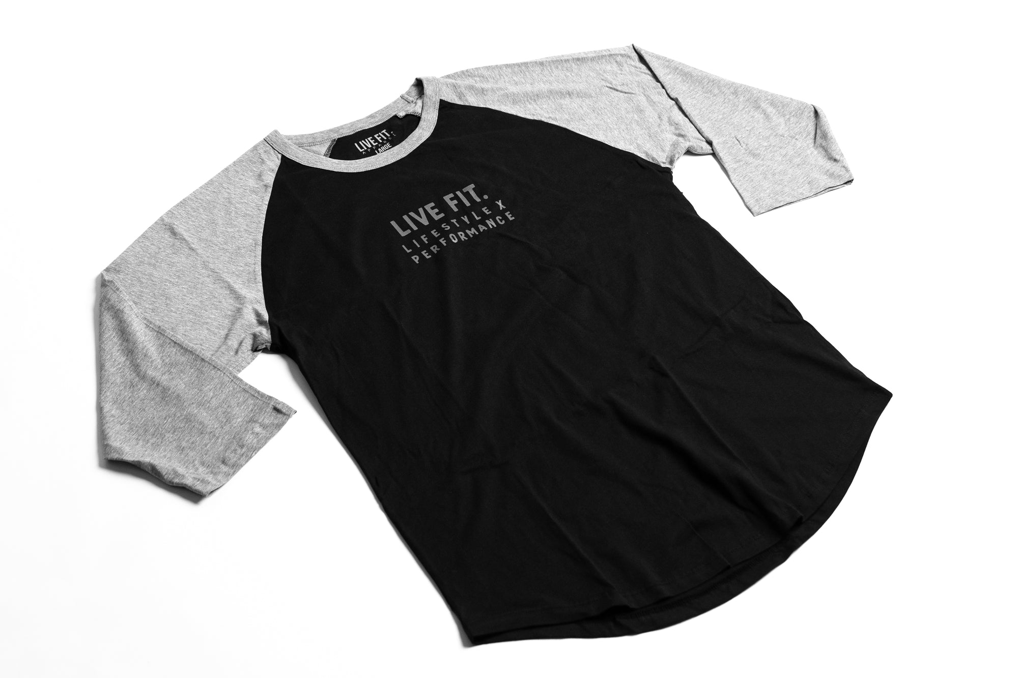 Athletics Raglan - Black/Grey