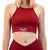 Ribbed Bralette - Crimson