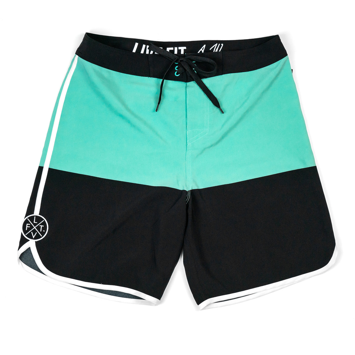 Signature Pro Boardshorts - Black / Teal