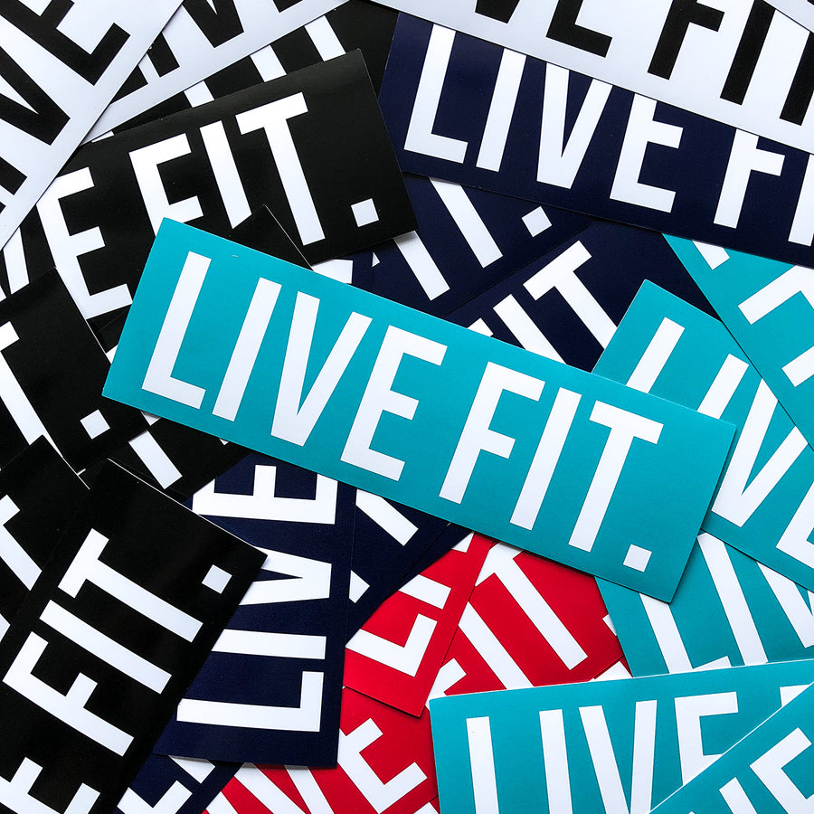 Live Fit Apparel Live Fit. 8"  Sticker Pack - LVFT 