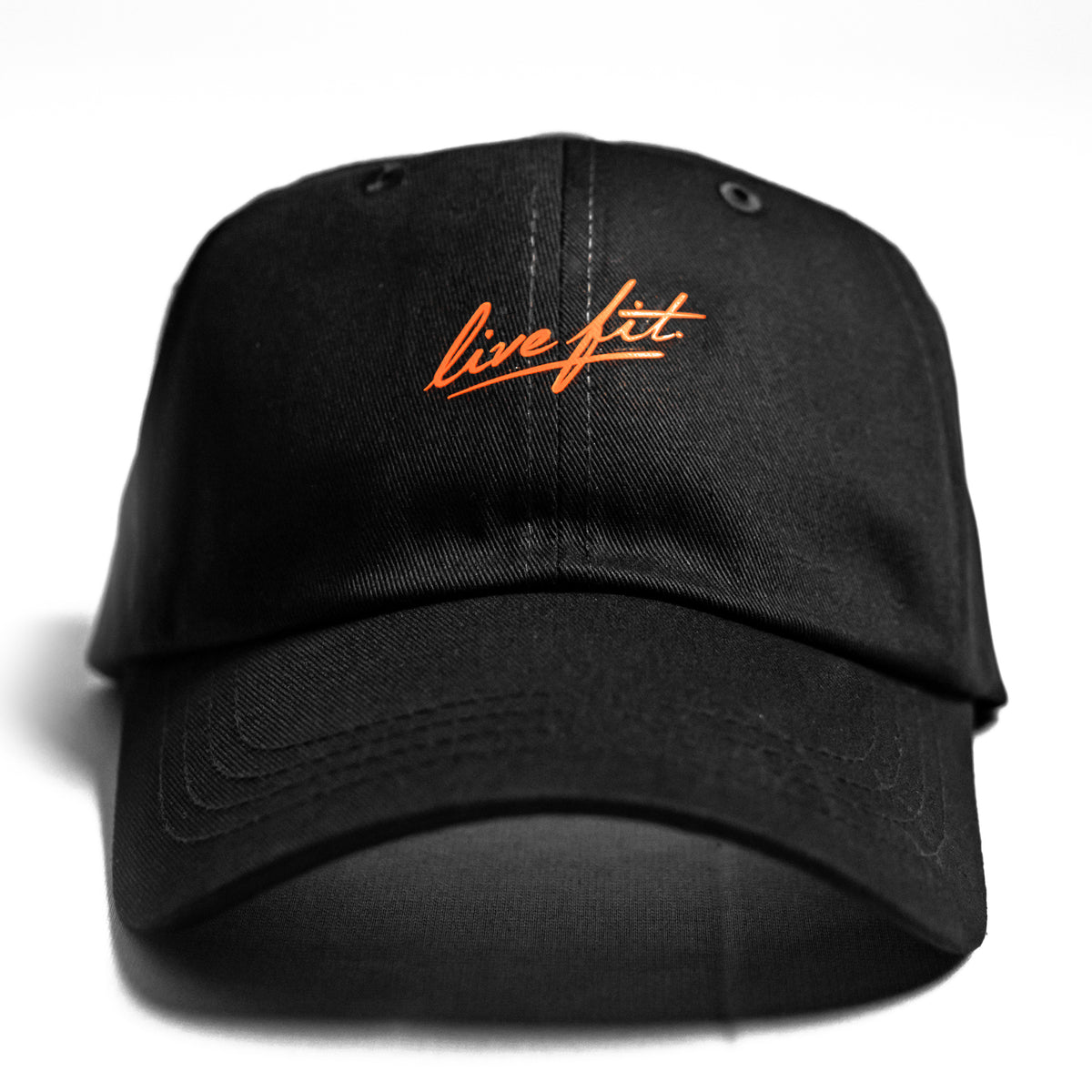 Strike Dad Cap- Neon Orange / Black