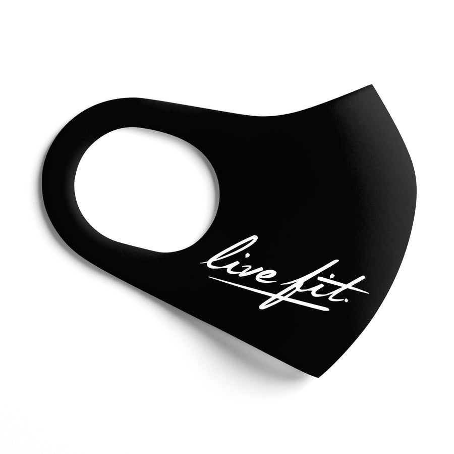 Strike Face Mask - Black/ White