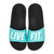 Live Fit Apparel Live Fit. Slides- Teal -LVFT 