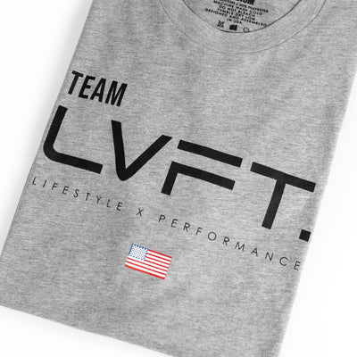Team LVFT Tee - White - Live Fit. Apparel