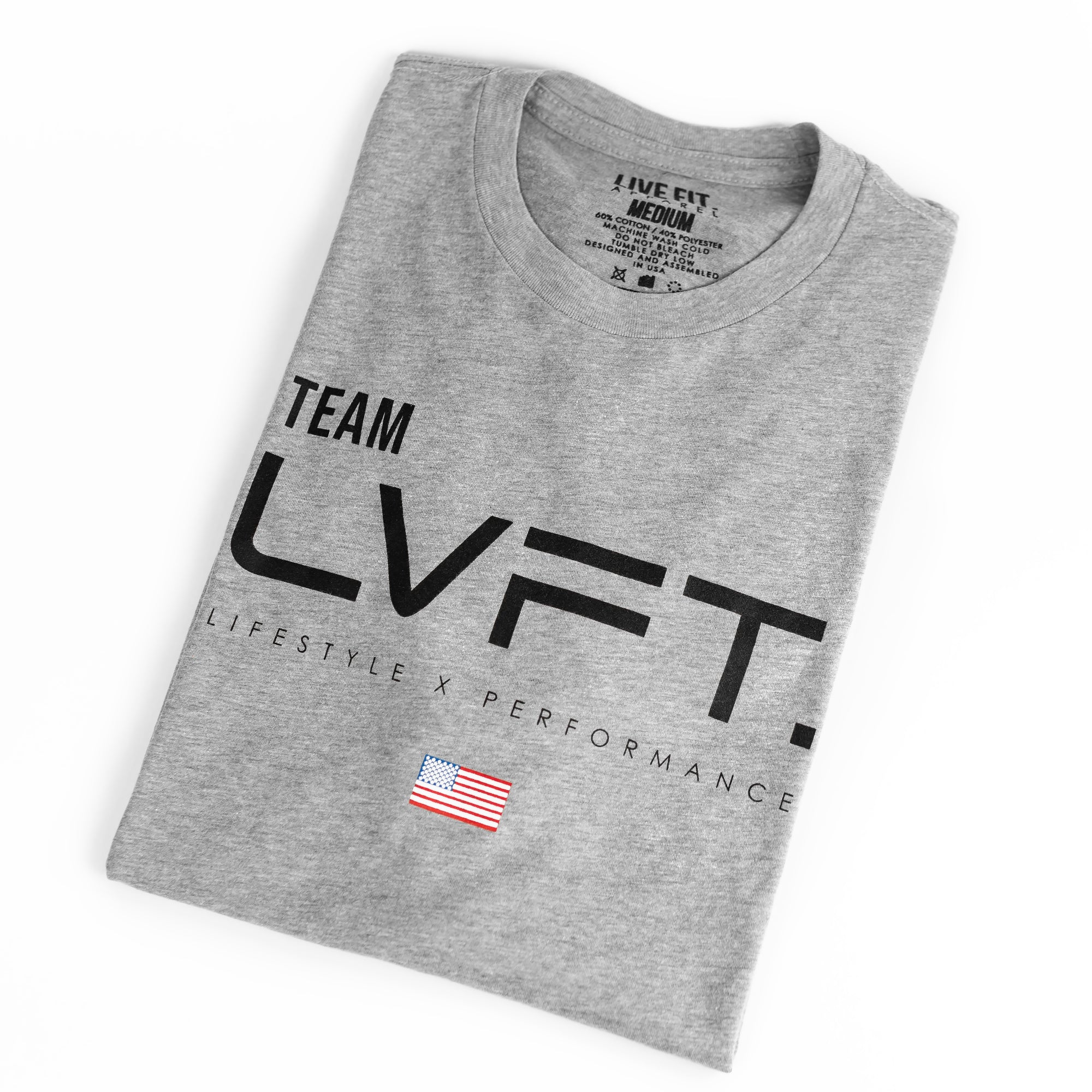 Team LVFT Tee - Heather Grey