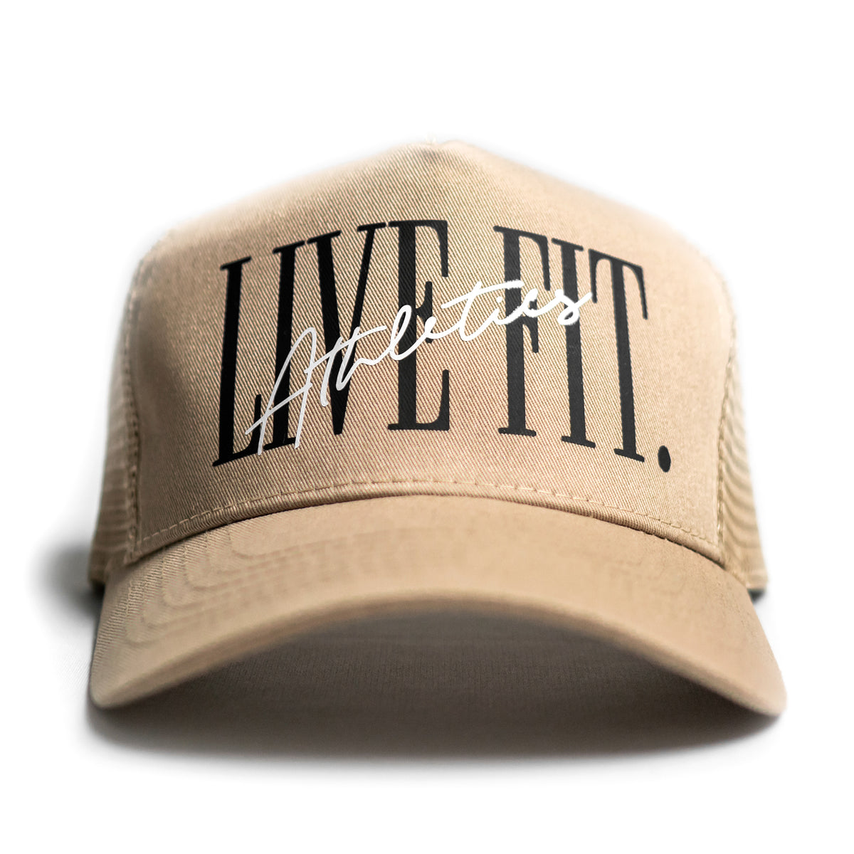 5 Panel Trucker Hat - Khaki