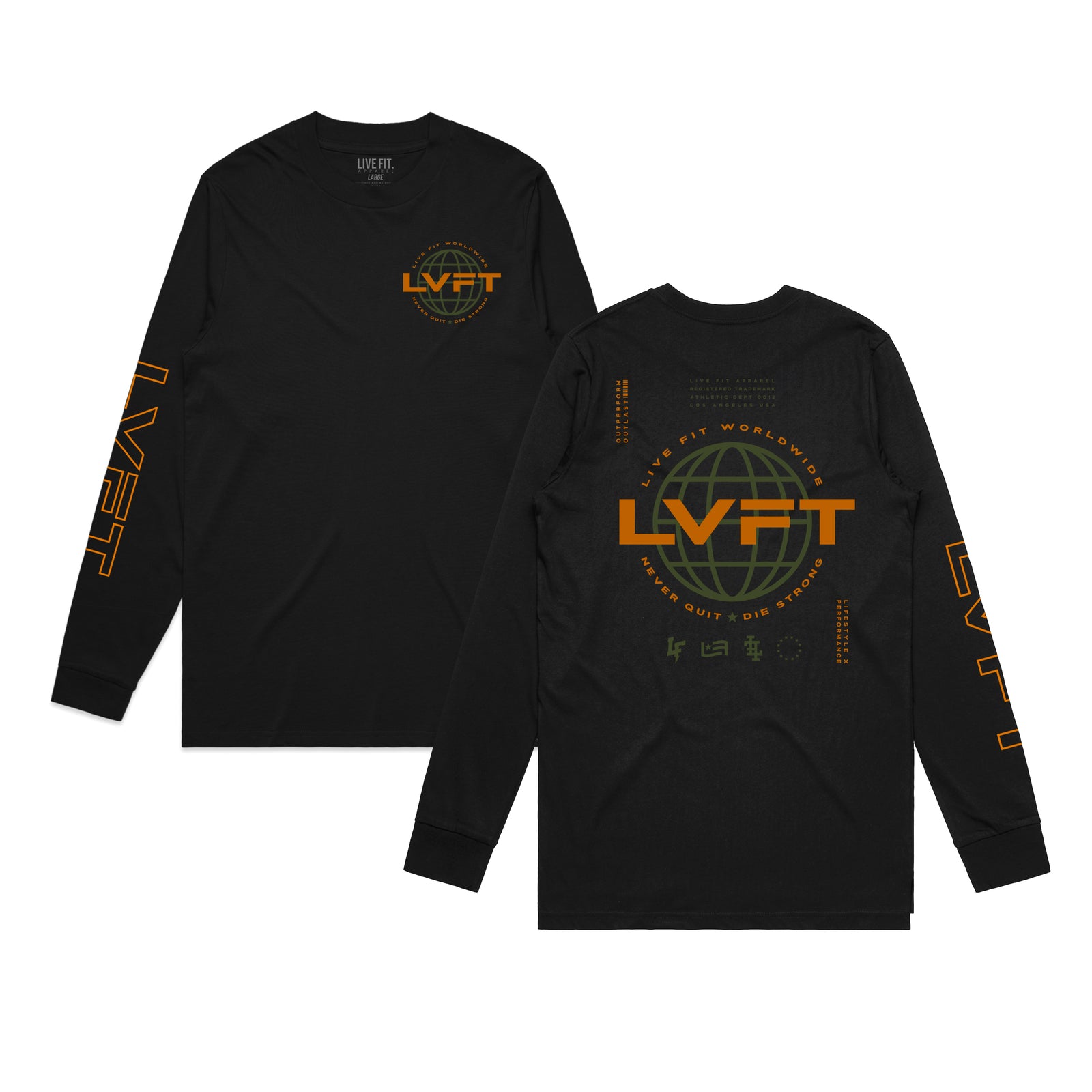 Radar Long Sleeve  - Black