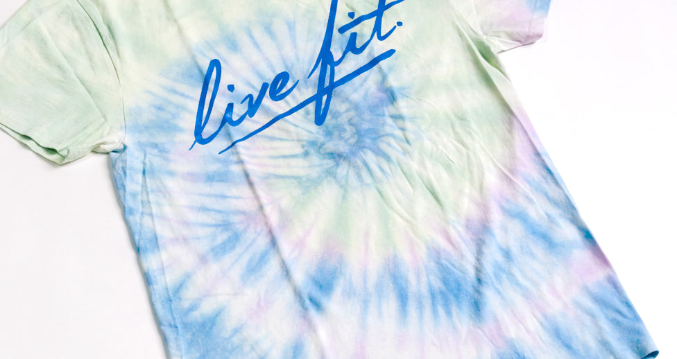 STRIKE Tie Dye Tee -Pastel/Blue