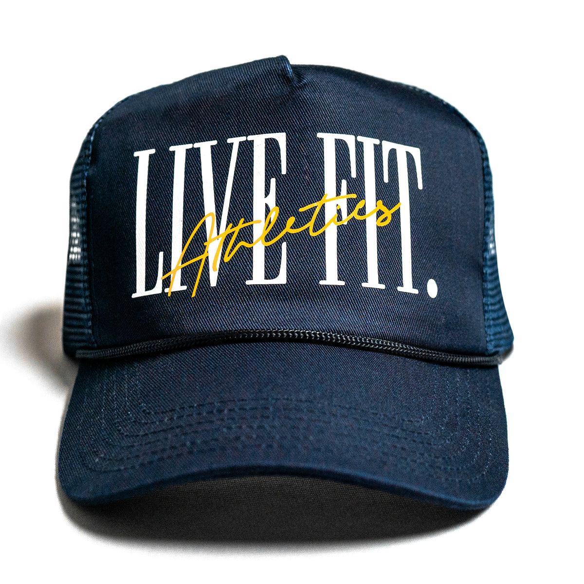 5 Panel Trucker Hat - Navy