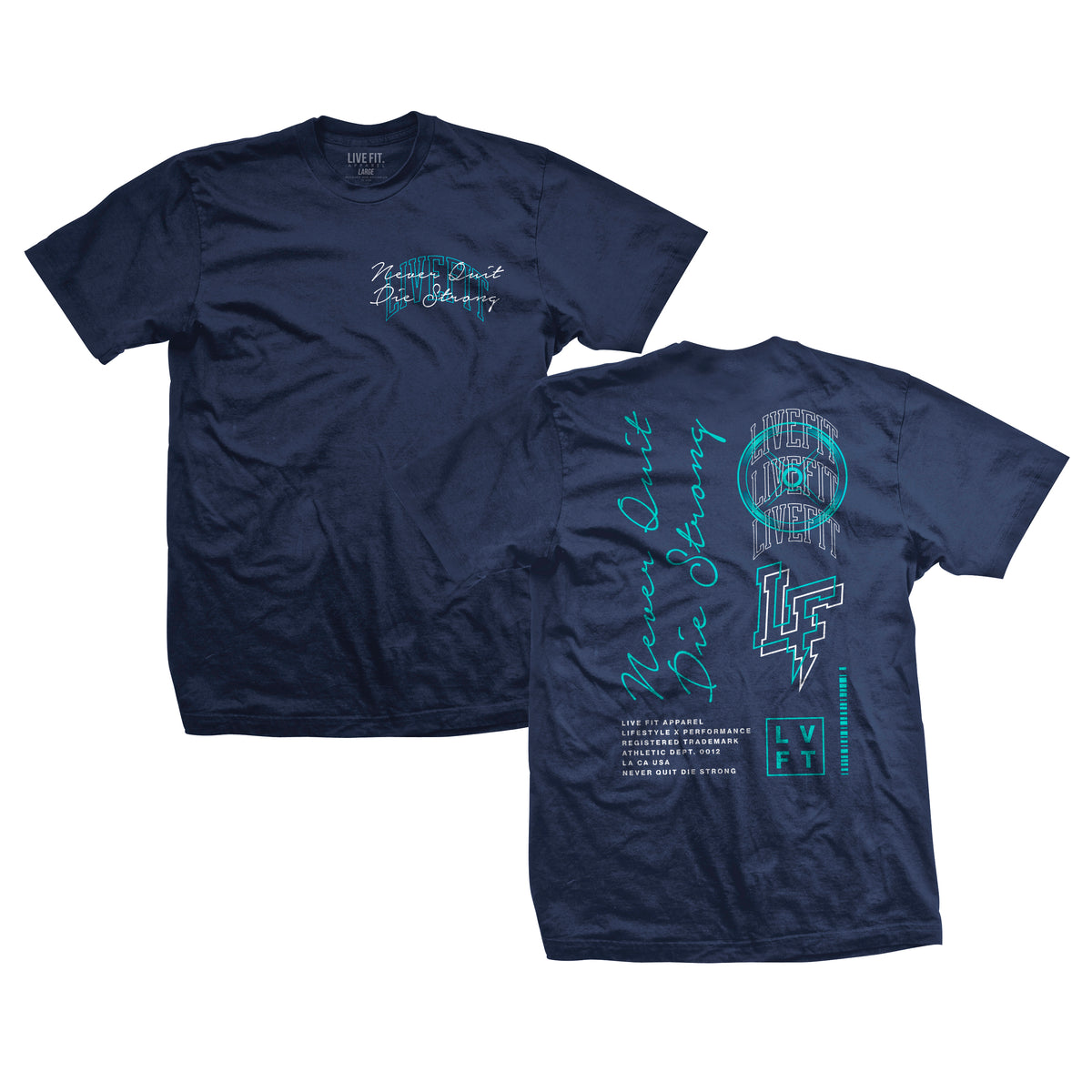 Trust The Iron Tee - Navy