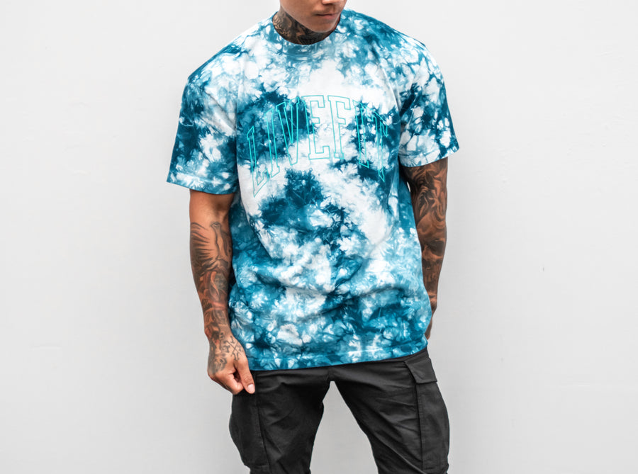 Varsity Tie Dye Tee - Indigo