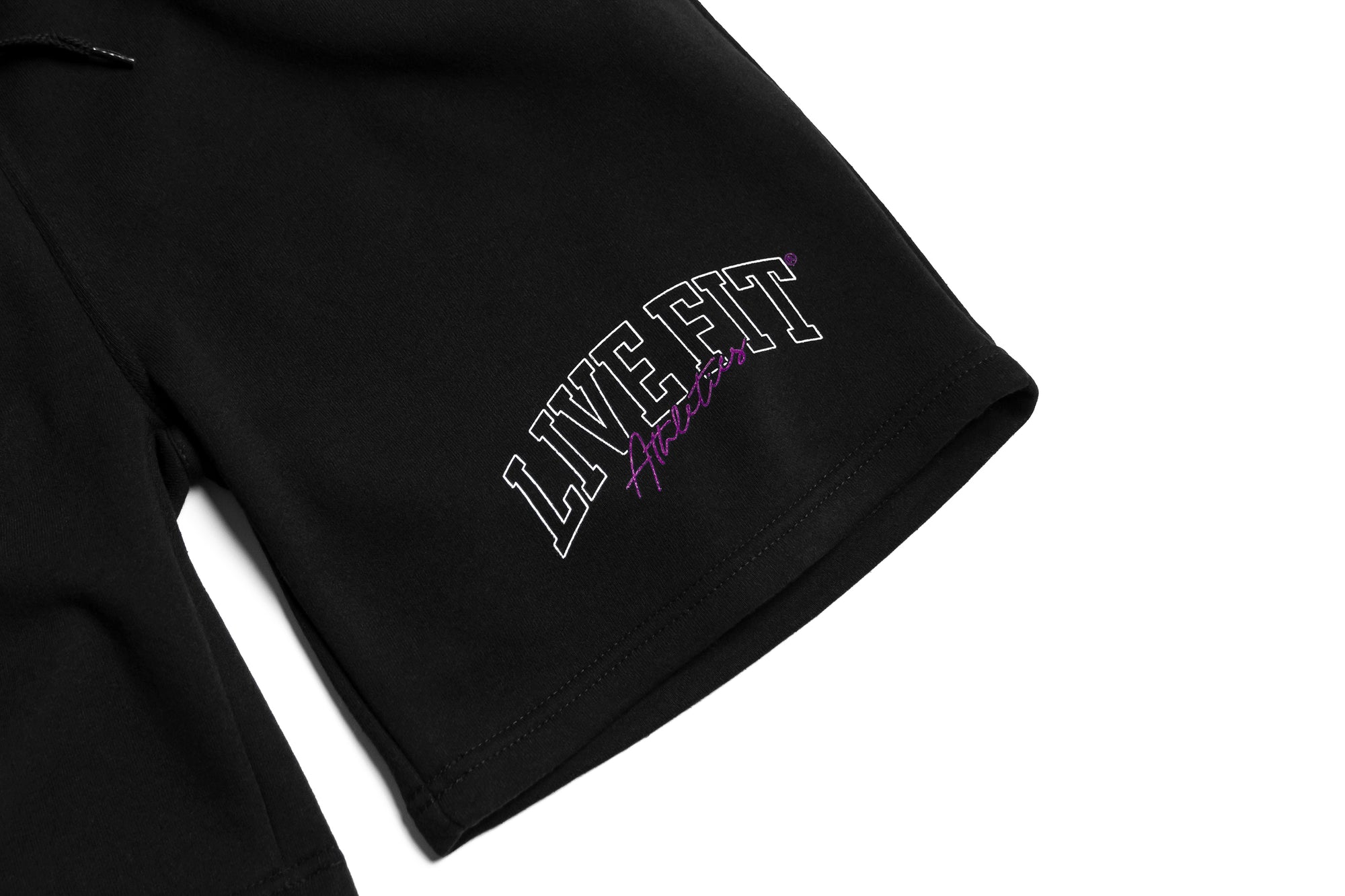 Viper City Sweat Shorts - Black/Purple