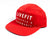 Vision 5 Panel Camper Cap - Red