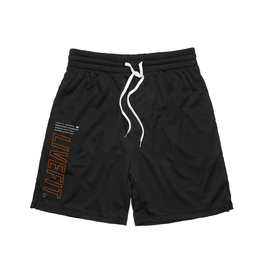 Vortex Shorts - Black / Orange