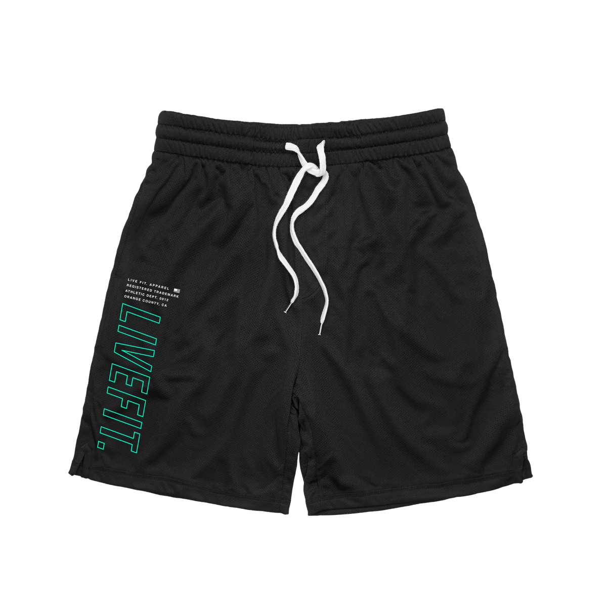 Vortex Shorts - Black / Teal