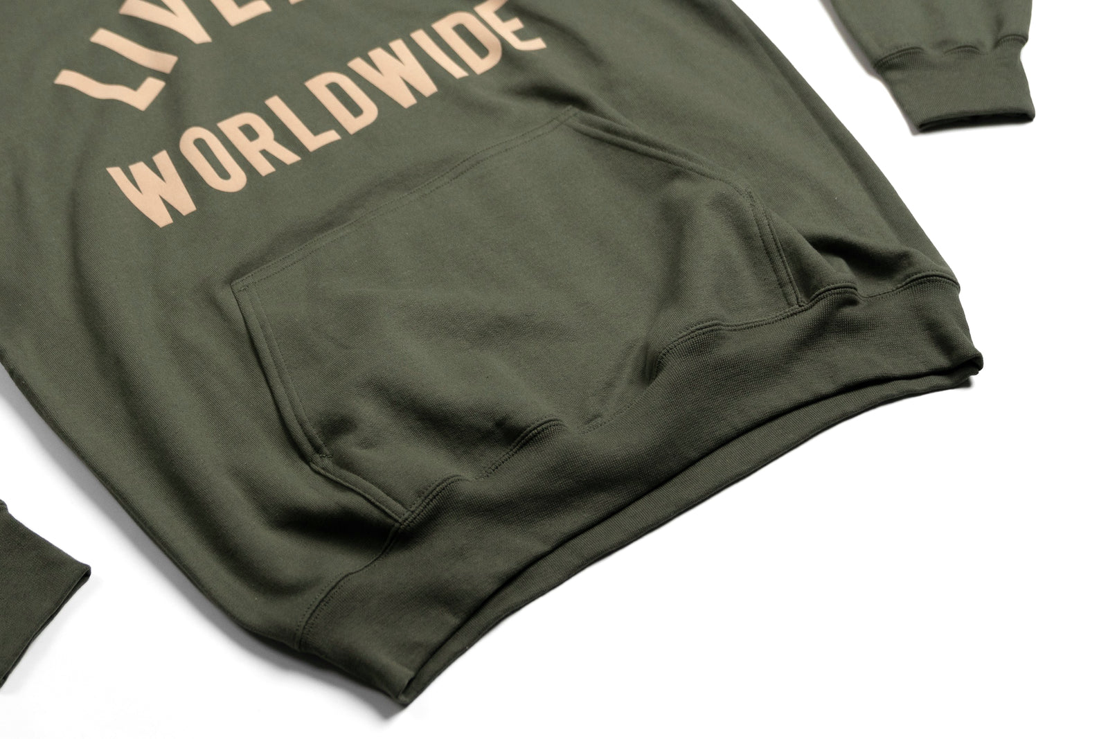 Worldwide Hoodie - Olive