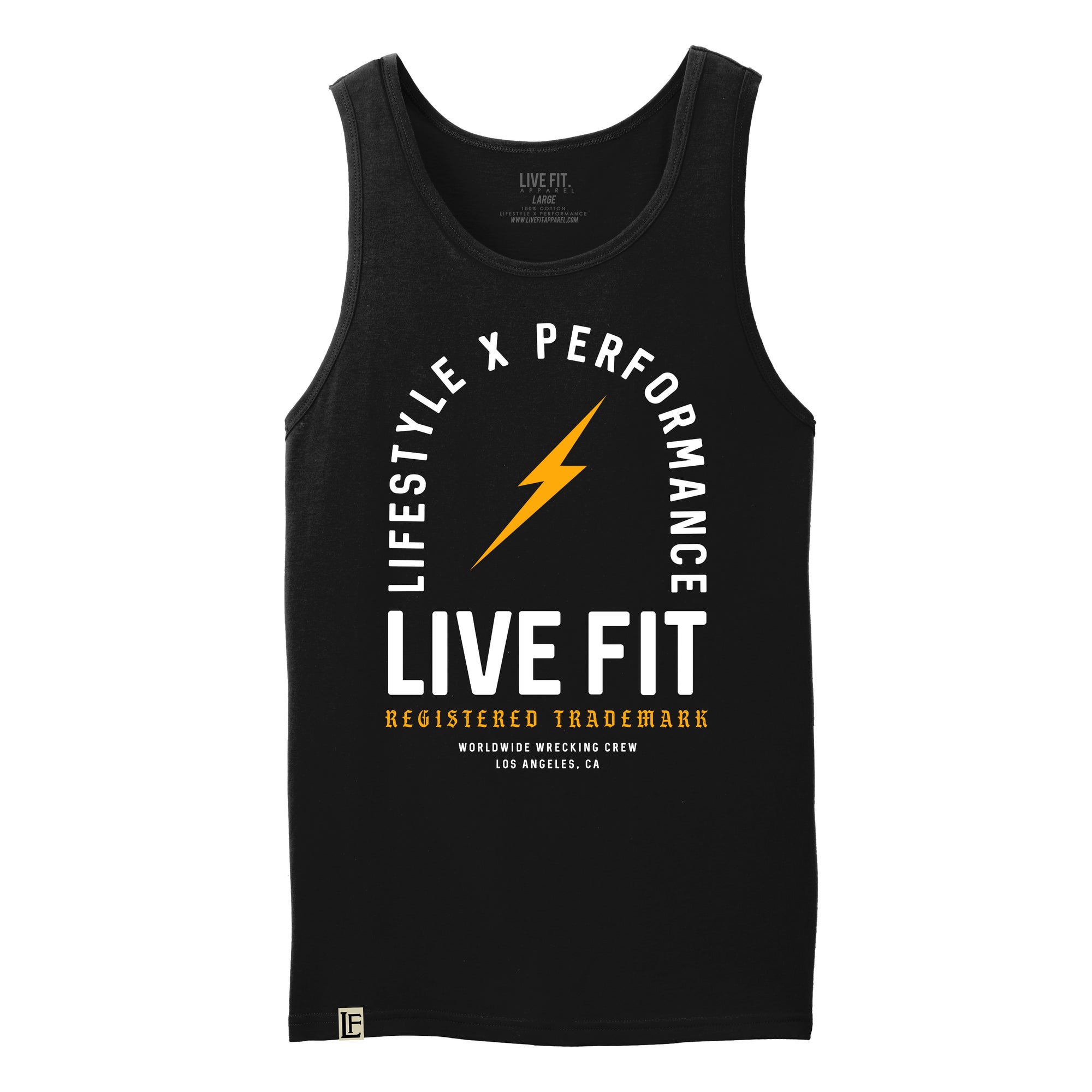 Register Trademark Tank - Black / Gold