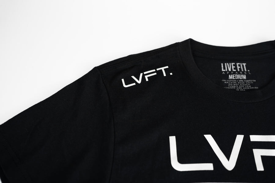 Live Fit Apparel Champions Tee - Black - LVFT 