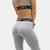 Retro Boom Sports Bra- Cement