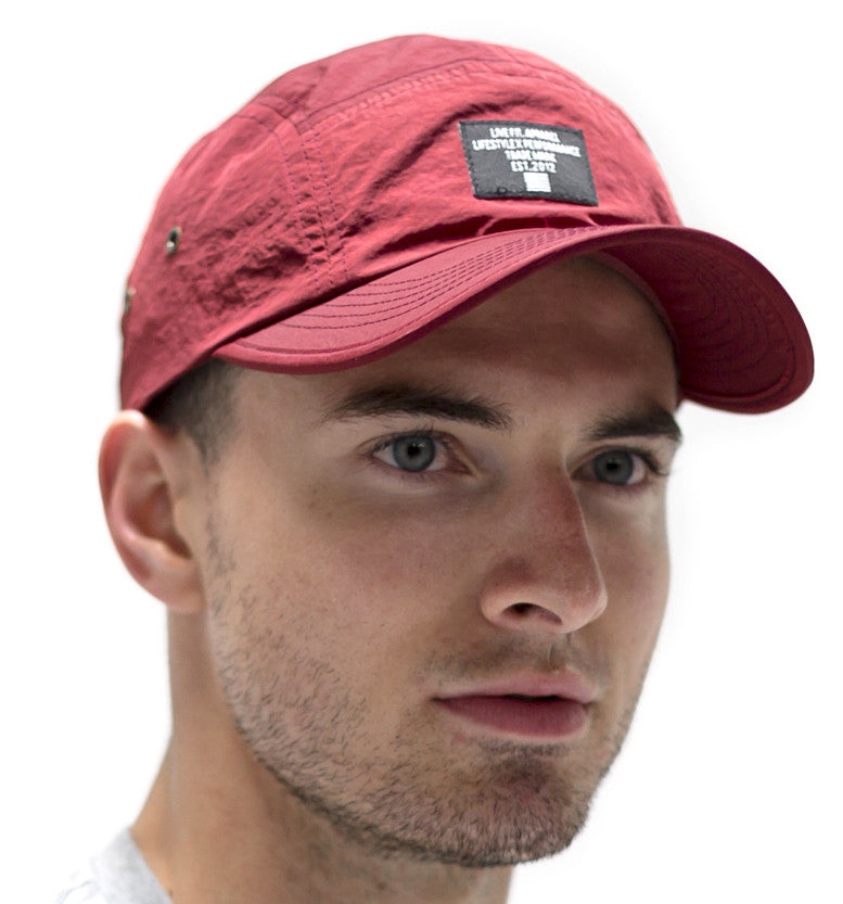 Live Fit Apparel Camper Hat- Burgundy - LVFT 