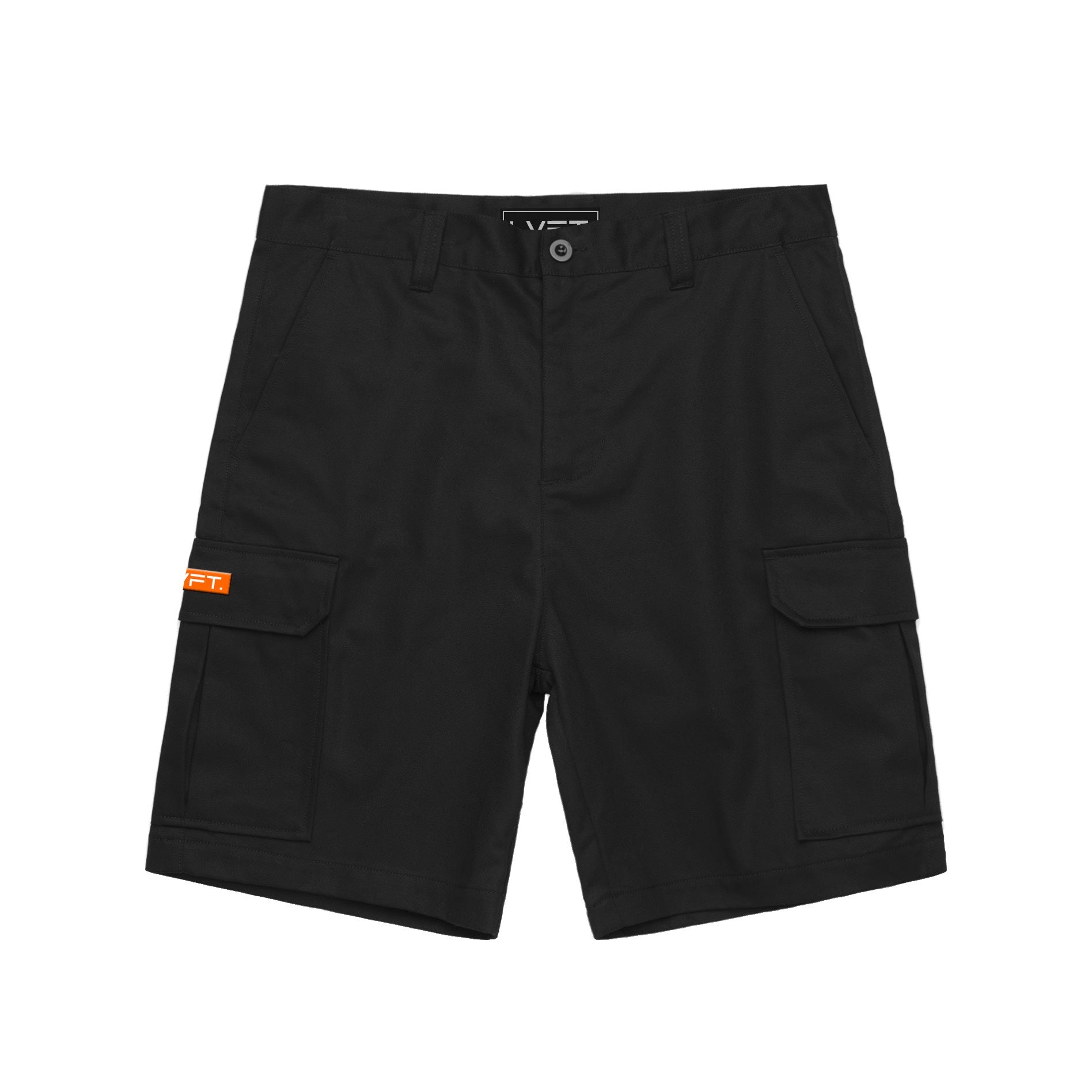 Live Fit Apparel - Cargo Shorts - Black- Live Fit Explore - LVFT 