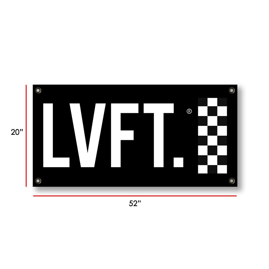 Live Fit Apparel Checker Banner - LVFT 