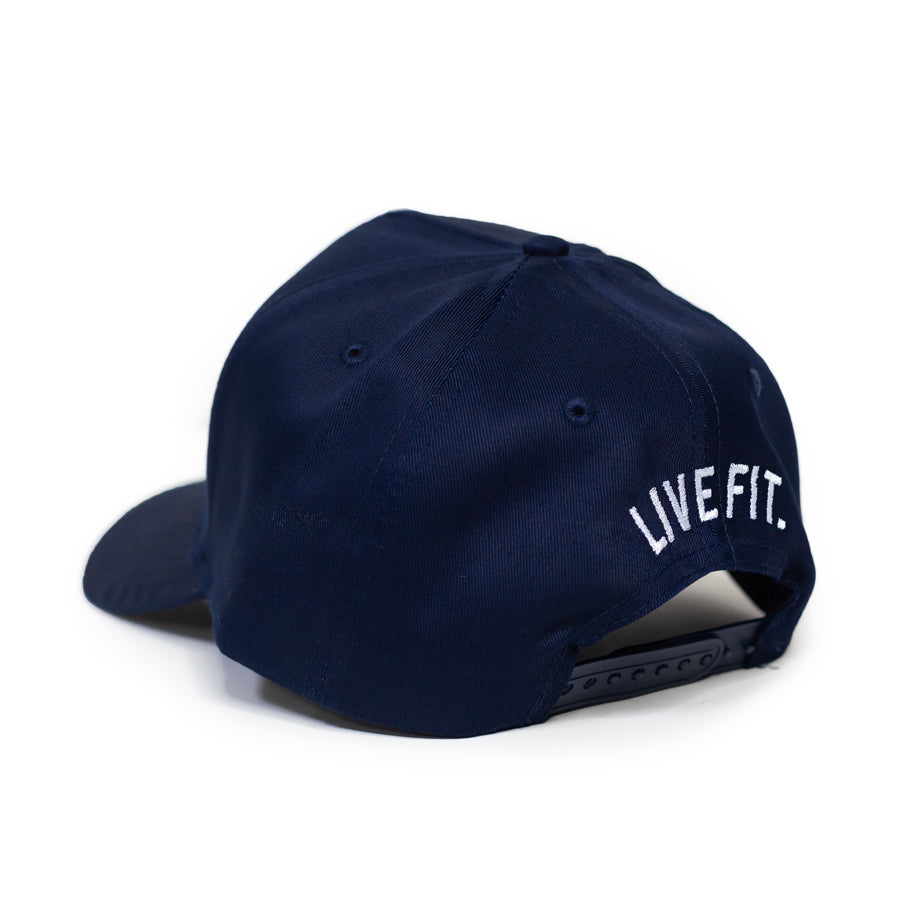 Live Fit Apparel LF Classic Cap - Navy/Red - LVFT 