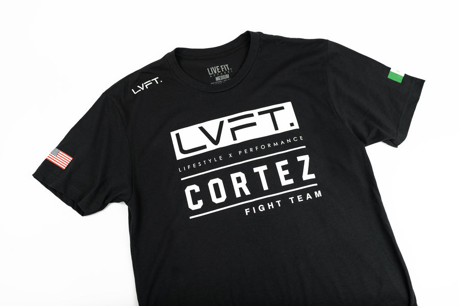 LVFT x Cortez Fight Team Tee - Black