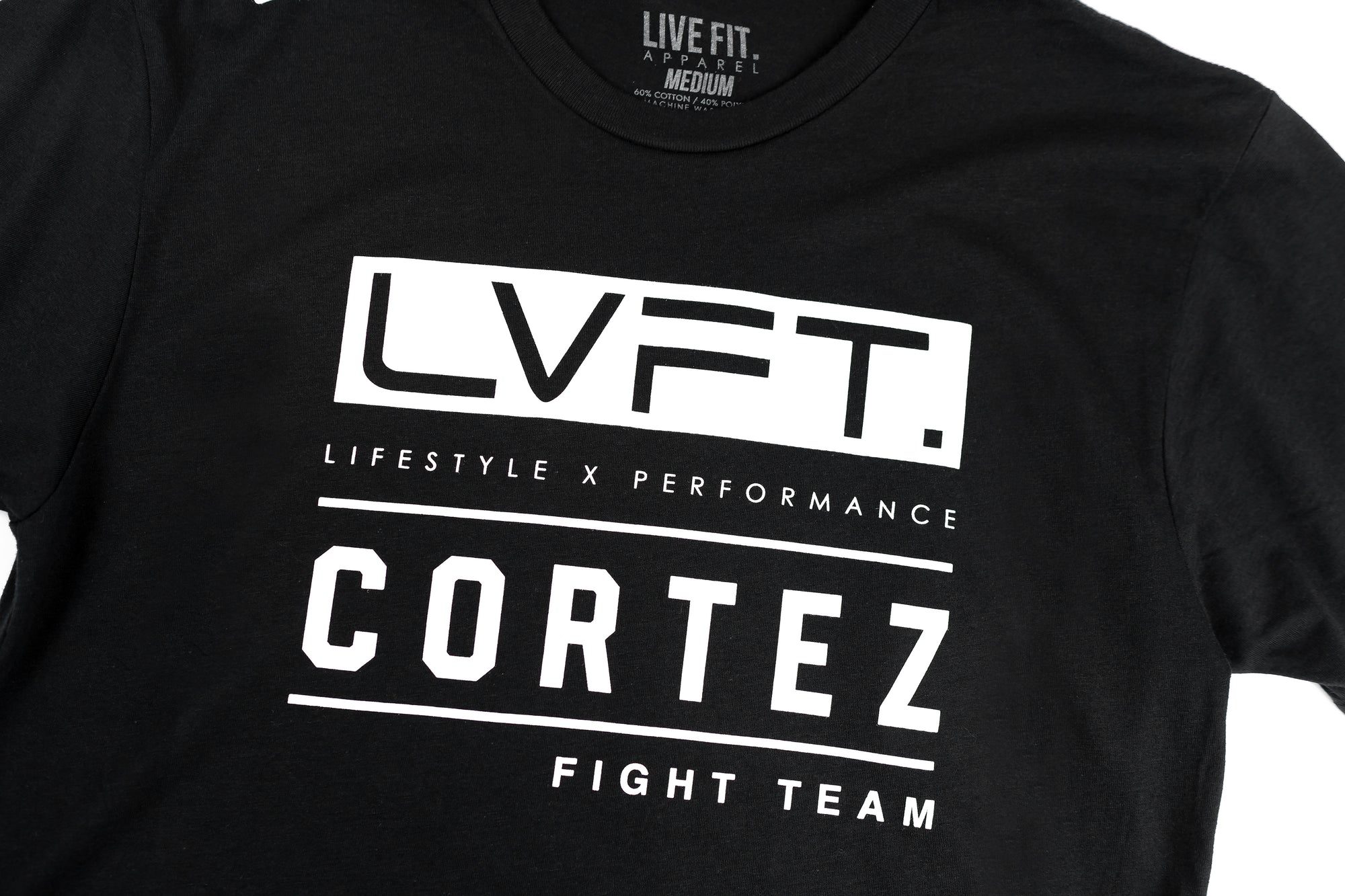 LVFT x Cortez Fight Team Hoodie - Black, Live Fit Apparel