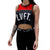 Baseline Crop Jersey - Black / Red