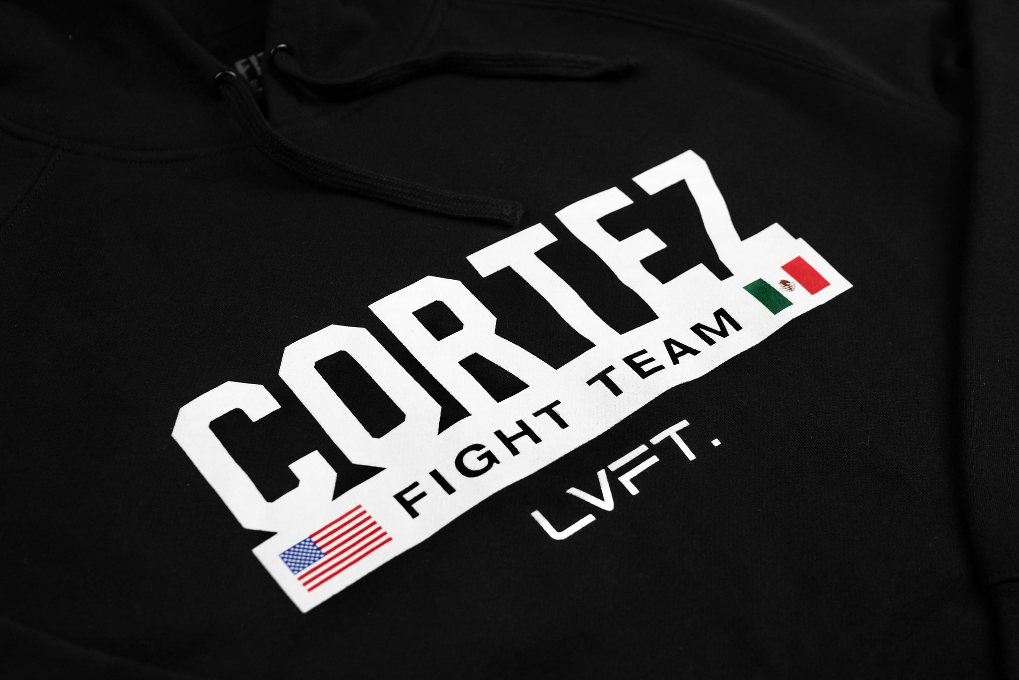 LVFT x Cortez Fight Team Hoodie - Black, Live Fit Apparel